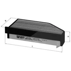 Mahle Luftfilter [Hersteller-Nr. LX1710]