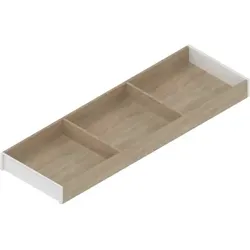 AMBIA-LINE Rahmen, für LEGRABOX/MERIVOBOX Schubkasten, Holzdesign, NL=650 mm, Breite=200 mm, Bard.Eiche/seidenwei