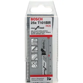 Bosch Stichsägeblatt T 101 BR Clean for Wood 25 Stück