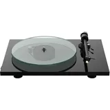 Pro-Ject Audio Systems Pro-Ject T2, Audiophiler Plattenspieler mit massiven Glasteller und Sumiko Rainier (Schwarz)