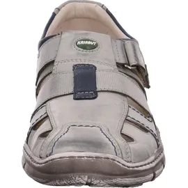 Krisbut Slipper gelocht gefloch. modisch in grau Gr. 41 - 41