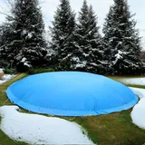 Evolution Aufblasbare Schwimmbadabdeckung für Rundbecken Blau 400 cm