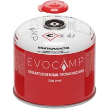 evocamp 4x Propan Butan Gaskartusche 300g Schraubventil für Weber