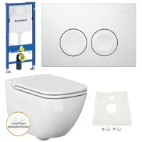 Geberit Vorwandelement Ference WC spülrandlos Komplettset Delta21
