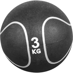 Medizinball Schwarz/Silber 1-10 KG 3kg