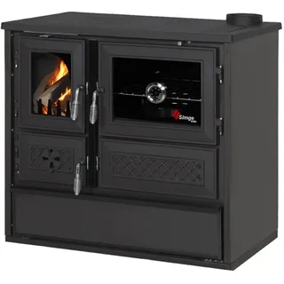 simgesoba EEK A Küchenofen Holzherd 802 - BELLA schwarz - 9,12 kW