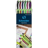 Schneider Xpress Fineliner farbsortiert 0,8 mm, 6 St.