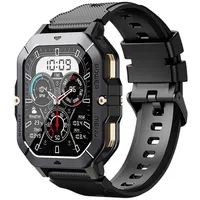Outdoor Smartwatch für Damen Herren, 1ATM wasserdicht, Fitnessuhr mit Blutsauerstoffmessung, Bluetooth Anrufe, Schlafüberwachung, Sportmodi