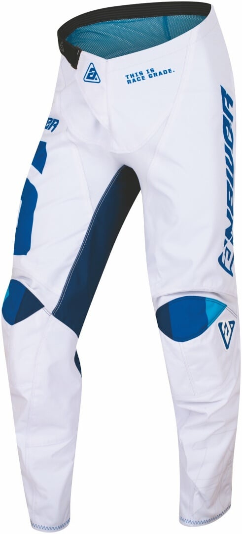 Answer Syncron CC Motorcross broek, wit-blauw, 28 Voorman