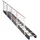 starwood treppen Wangentreppe Kos 108 cm Edelstahl/Holz/Metall