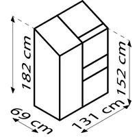Vitavia Styx 900 Alu Grün ESG 3 mm 0,90 m2