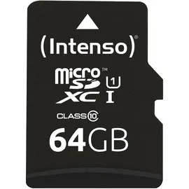 Intenso microSD UHS-I Premium 64 GB + SD-Adapter