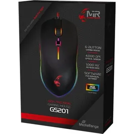 MediaRange Gaming Maus schwarz