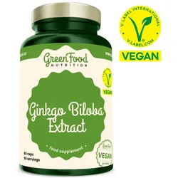 GreenFood Nutrition Ginkgo Biloba Extrakt 60 St