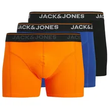 JACK & JONES JACTHEODORE SOLID TRUNKS blau/orange/schwarz XXL 3er Pack