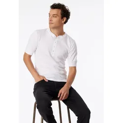 Schiesser Freizeit Tshirt Revival Karl-Heinz Kurzarm weiss Herren