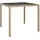 vidaXL Gartentisch 90 x 90 x 75 cm Beige