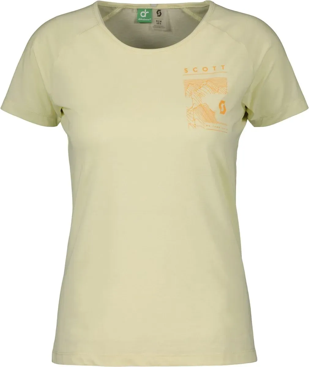 Scott Tee W's Defined DRI SS soft yellow (0212) L