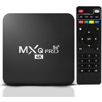 Tv Box Android Set 8GB Smart Media Player Quad Core Streaming Tv Set Top Box Android 4x1.5Ghz H.265 WiFi Ethernet Full HD HDMI mit TV Fernbedienung...