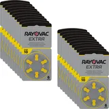120x Rayovac Hörgerätebatterien 10 Extra Advanced 1,45V 105mAh 10AU-6XEMF