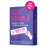 Tusitala Verlag Echt krass verrückte Fakten & kuriose Geschichten - Rock & Pop (Quiz-Karten-Spiel)