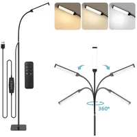 Mojimdo Stehlampe mit Fernbedienung, [3 Farben & 10 Helligkeiten]