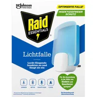 Raid Essentials Lichtfalle, Klebefalle mit UV-Licht, Innenbereich