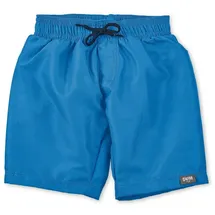 Sterntaler Badeshorts uni – UV-Schutz 50+ Schwimmhose – Jungen Beachwear schnelltrocknend – Kinder Badehose mit Kordelzug und Windeleinsatz bis Größe 86/92 – leuchtblau, Größe 92 - 92