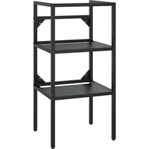 vidaXL Badezimmer Waschtischgestell 40 x 83 x 38 cm Schwarz