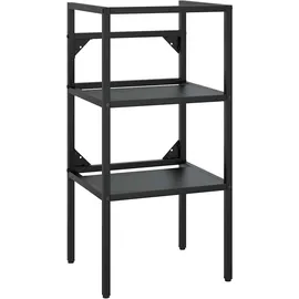 vidaXL Badezimmer Waschtischgestell 40 x 83 x 38 cm Schwarz