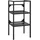 vidaXL Badezimmer Waschtischgestell 40 x 83 x 38 cm Schwarz