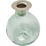 Goldbach Kerzenhalter Bauchig Retro-Look Glas grün