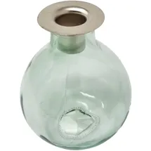 Goldbach Kerzenhalter Bauchig Retro-Look Glas grün