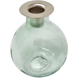 Goldbach Kerzenhalter Bauchig Retro-Look Glas grün