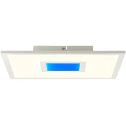 BRILLIANT Lampe Odella LED Deckenaufbau-Paneel 40x40cm weiß   1x 25W LED integriert, (2480lm, 2700-6500K)   RGB-Dekolicht für farbenfrohe Akzentbeleuchtung