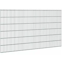 Floraworld Doppelstabmattenzaun Stärke 6/5/6 Grün 123 x 251 cm