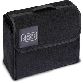 Black & Decker Black+Decker Kofferraum Organizer - 29 x 15 x 30 CM - Mit Klettverschluss - Griff - Schwarz