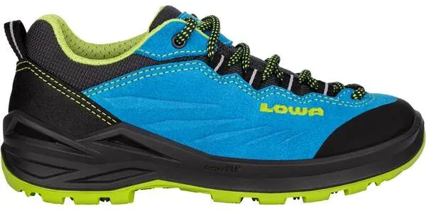 LOWA Kinder Multifunktionsschuhe DELAGO GTX LO, türkis/limone, 37