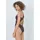 lscn by lascana Monokini Damen Braun/Mehrfarbig 32