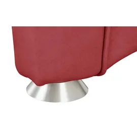 HIMOLLA Relaxsessel 4217 Leder 96 x 107 x 91 cm Rot mit Kopfteil