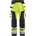 Hochwertige Softshell-Arbeitshose gelb schwarz grootte C50