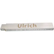 Heka Zollstock Ulrich 2 m, weiß