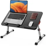 SAIJI Höhenverstellbarer Betttisch 4 Winkel 17 Zoll Laptop 6