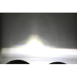 SHIN YO LED Hauptscheinwerfer TWIN, schwarz, seitliche Befestigung, schwarz