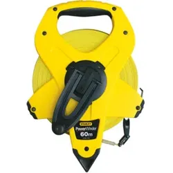 Stanley Bandmaß PowerWinder Fiberglas 60m