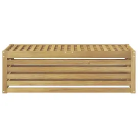 vidaXL Hocker Bank 115 x 43 x 37 cm Weiß