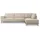 OTTO home Ecksofa OTTO HOME "Oland Skandi, weicher Chenille-Stoff", beige, B:289cm H:85cm T:210cm, 100% Polyester, Sofas, Ecksofa, L-Form, 289 cm, Wellenunterfederung, Skandi-Design, Massivholzfüße