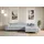 altdecor Ecksofa Cord mit Schlaffunktion 2-Sitzer Grau