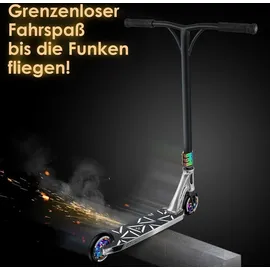 Kesser KESSER® Stunt Scooter GT-Limit 360° Lenkung Funscooter Stuntscooter mit Ständer ABEC 9 Kugellagern, 110 mm PU Räder Kickscooter Tretroller Cityroller Trick Roller für Kinder Erwachsene