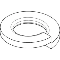 Industrial Quality Supplies DIN 128 Federring, FST mech.Zn A